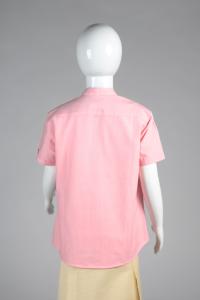 Junior Commando Boys Cotton Solid Half Sleeve Shirt - Powder Pink