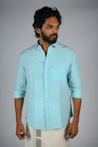 Commando Mens Cotton Solid Regular Fit Full Sleeve Short Kurta - Blackberry Wine