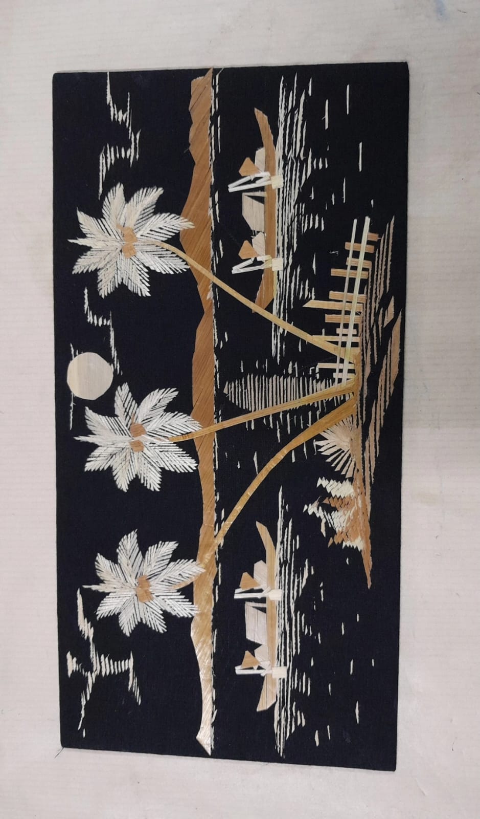 STRAW PICTURE square 10x5