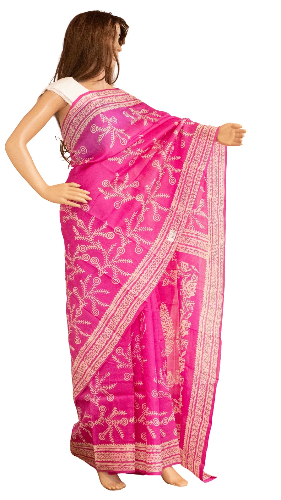 Printed silk- Floral Paisley Design